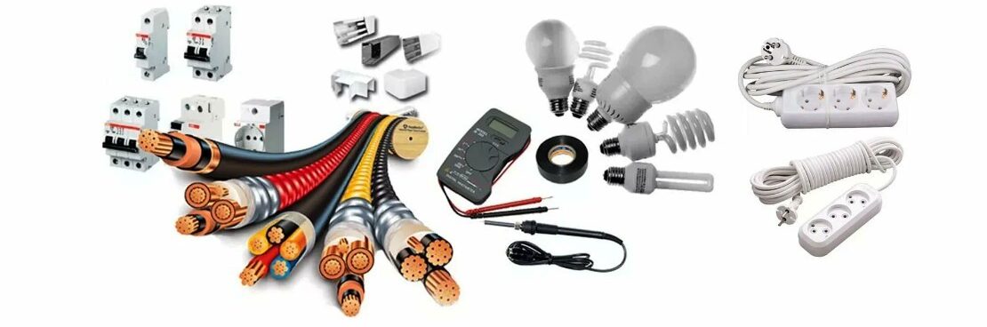Перечень автоматов и кабелей для электромонтажных работ.
