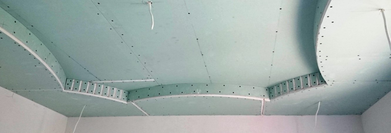 Черновой монтаж конструкций из гипсокартона