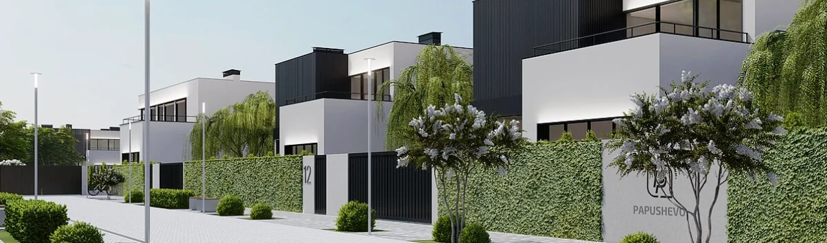 Ремонт коттеджей и таунхаусов в КП Papushevo Park 1 Ремонт коттеджей и таунхаусов в КП Papushevo Park (Папушево Парк)
