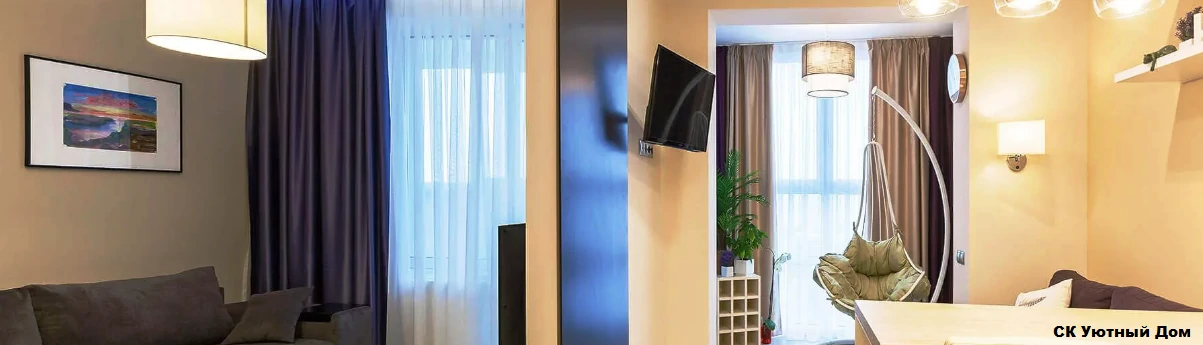 Ремонт однокомнатных квартир в ЖК Upside Towers