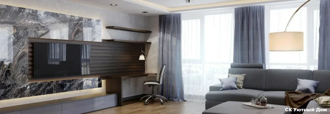 Ремонт однокомнатных квартир в ЖК WAVE