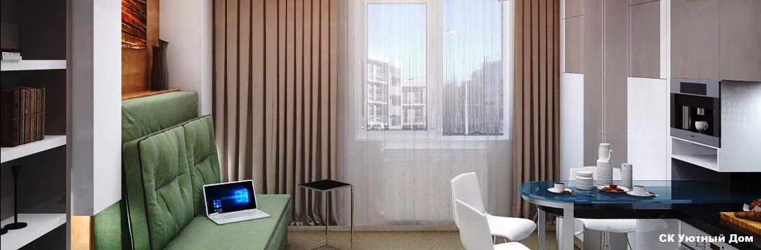 Ремонт однокомнатных квартир в ЖК Бригантина