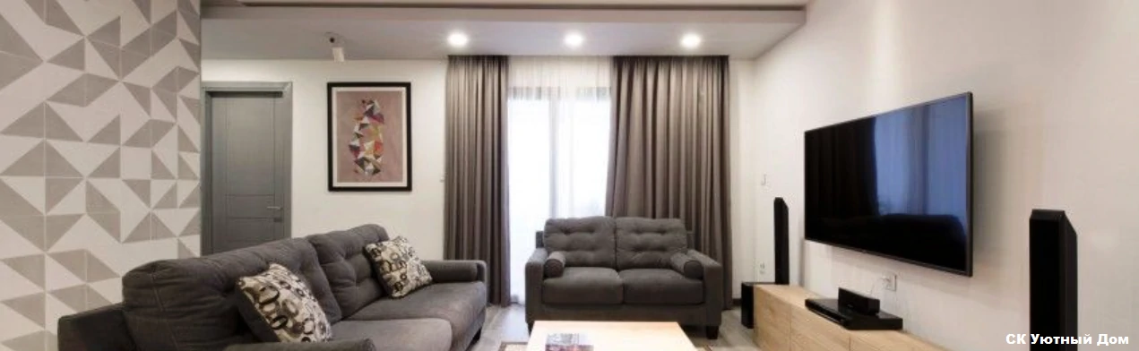 Ремонт однокомнатных квартир в ЖК Детали 1 Ремонт однокомнатных квартир в ЖК Детали