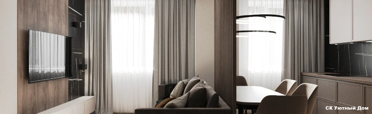 Ремонт однокомнатных квартир в ЖК Дмитровское небо