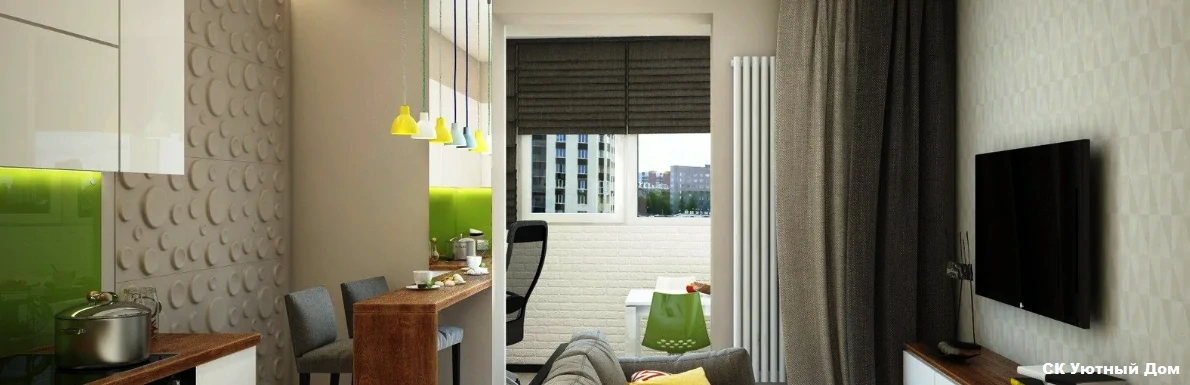 Ремонт однокомнатных квартир в ЖК Пехра