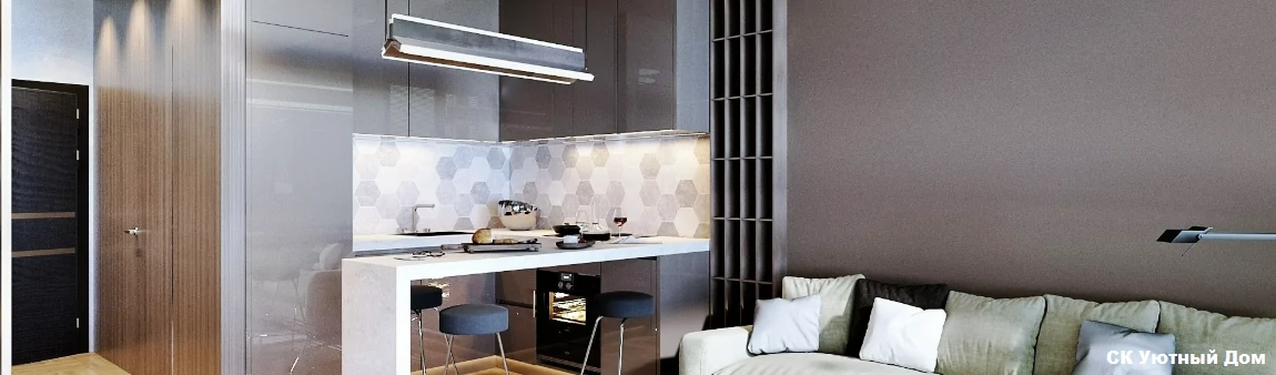 Ремонт однокомнатных квартир в ЖК Самоцветы мира