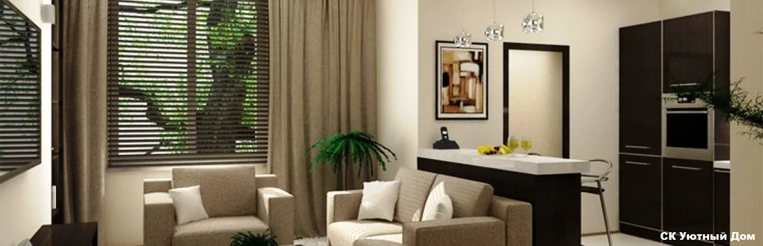 Ремонт однокомнатных квартир в ЖК Серебрица