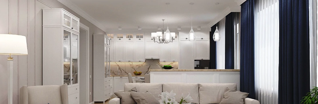 Ремонт однокомнатных квартир в ЖК Белый Grad 1 Ремонт однокомнатных квартир в ЖК Белый Grad