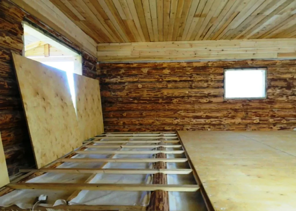 Монтаж межэтажных перекрытий в коттедже