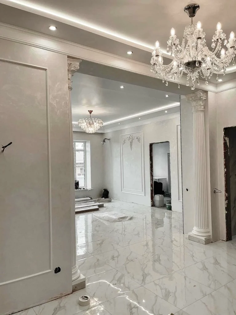 Отделка большого дома (косметика)