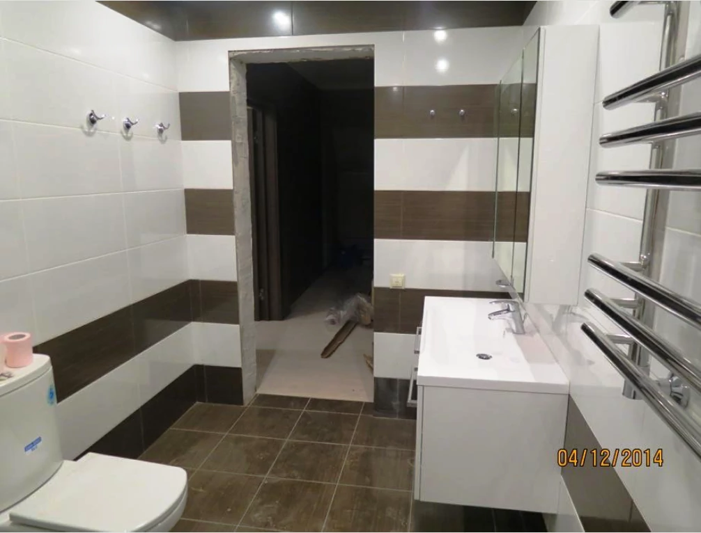 Ремонт ванных комнат в Москве 12 Ремонт ванной комнаты по проекту для большой квартиры