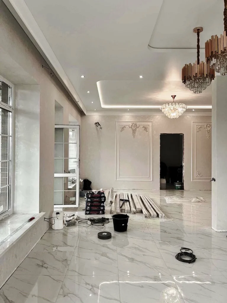 Ремонт дома большой площади