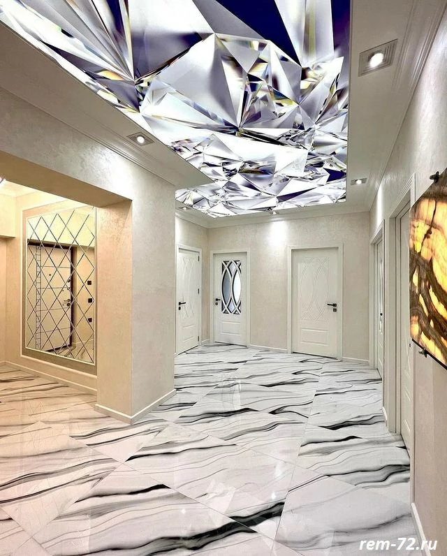 Ремонт коттеджа большой площади (высокие потолки)