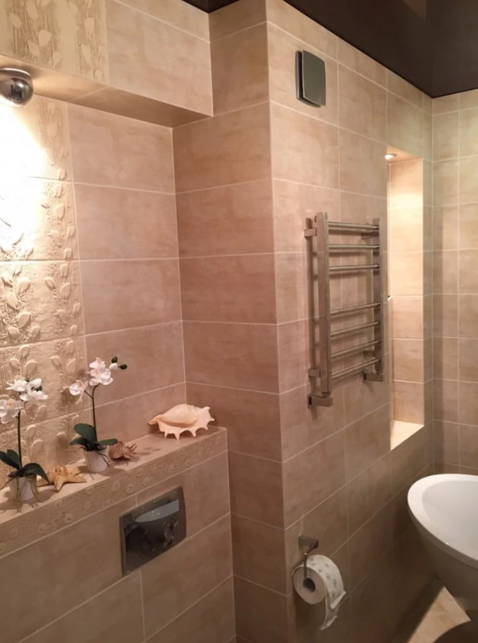 Ремонт ванных комнат в Москве 13 Ремонт совмещенного санузла