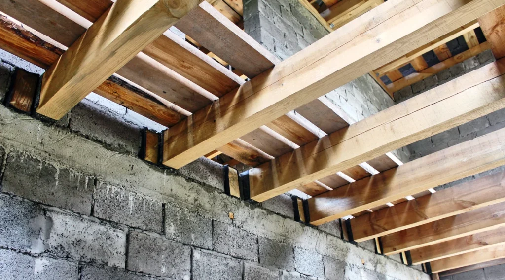 Черновые работы-монтаж перекрытий