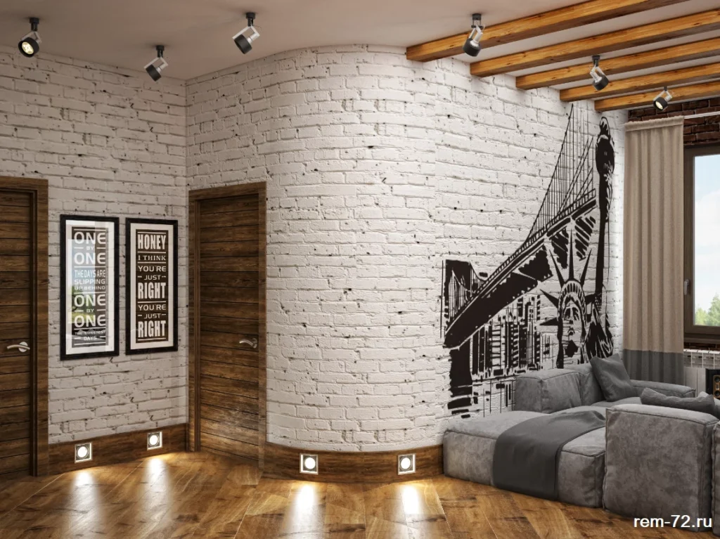 Декоративная отделка апартаментов