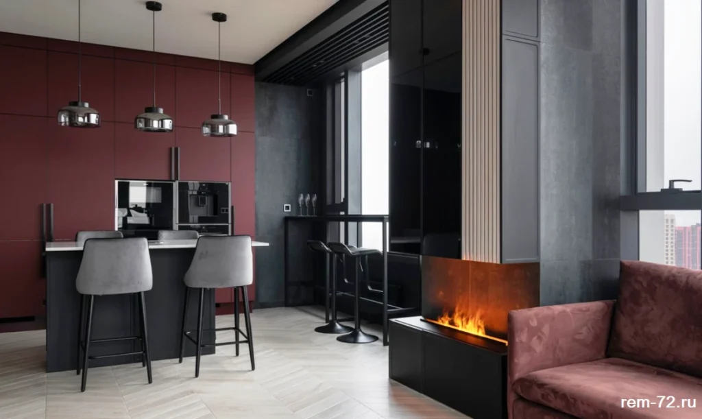 Дизайн проект гостиной