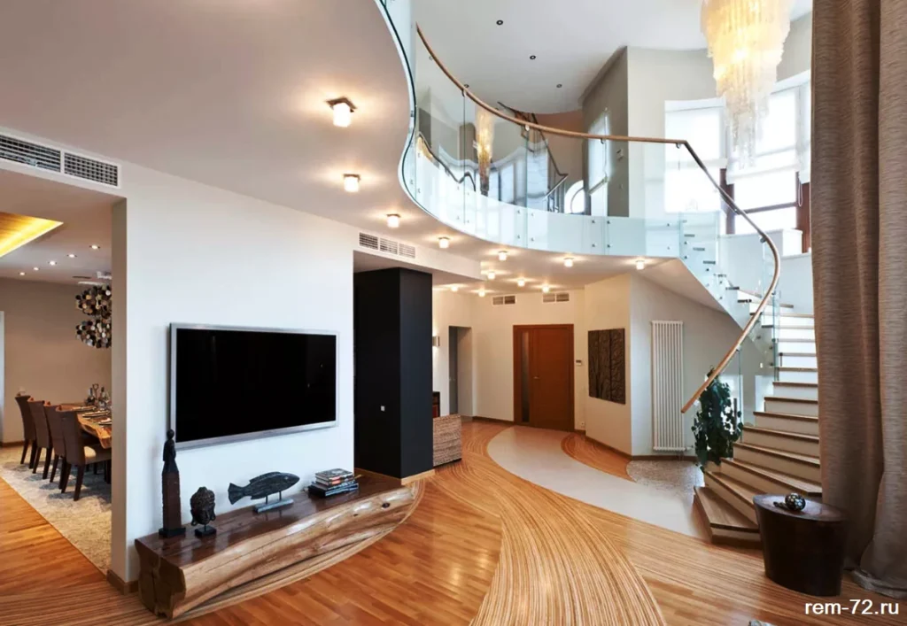 Ремонт квартиры с потолками 12 метров