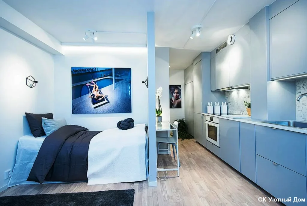 Ремонт квартиры студии с материалами