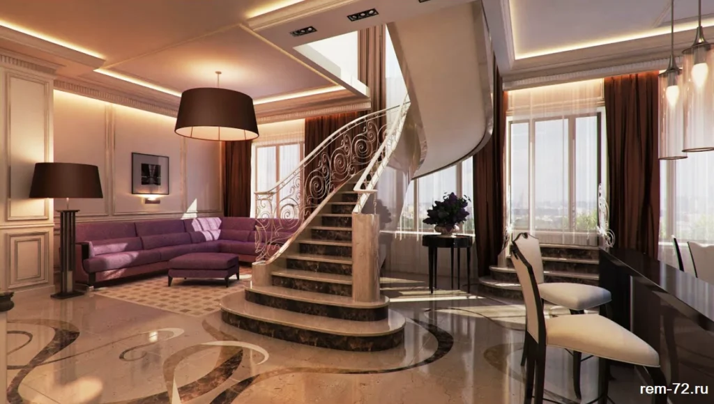 Ремонт коттеджа по проекту