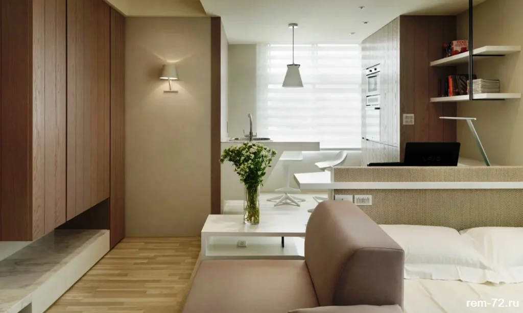 Ремонт по проекту однокомнатной квартиры