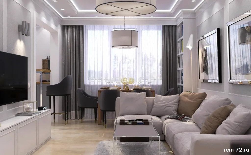 Ремонт пятикомнатной квартиры по проекту