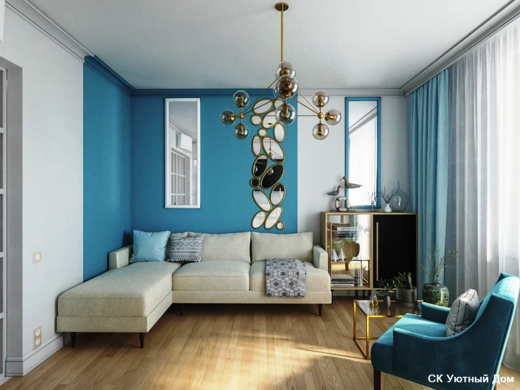 Ремонт студии 24 кв. м