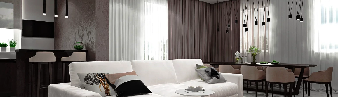 Ремонт однокомнатных квартир в ЖК West Tower