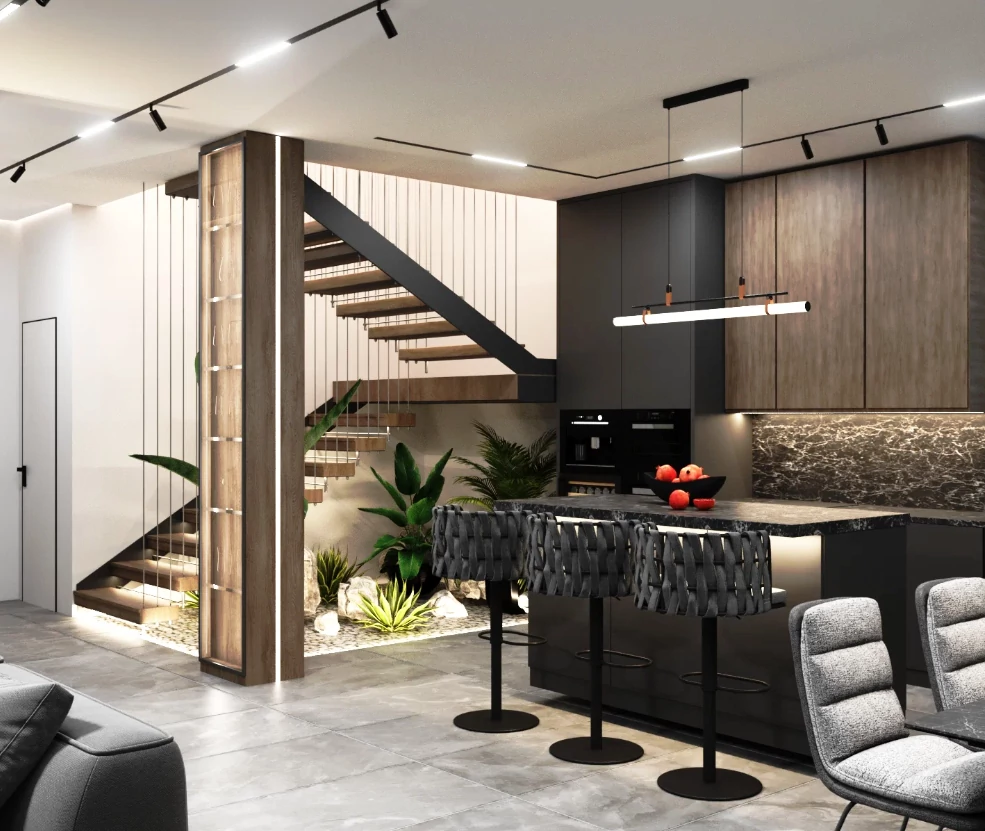 Частичный ремонт квартир и домов 5 Частичный ремонт в таунхаусе