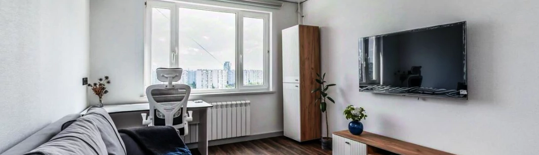 Ремонт однокомнатных квартир в ЖК На ул. Центральная 7 1 Ремонт однокомнатных квартир в ЖК На ул. Центральная 7 (Ремонт Студий)