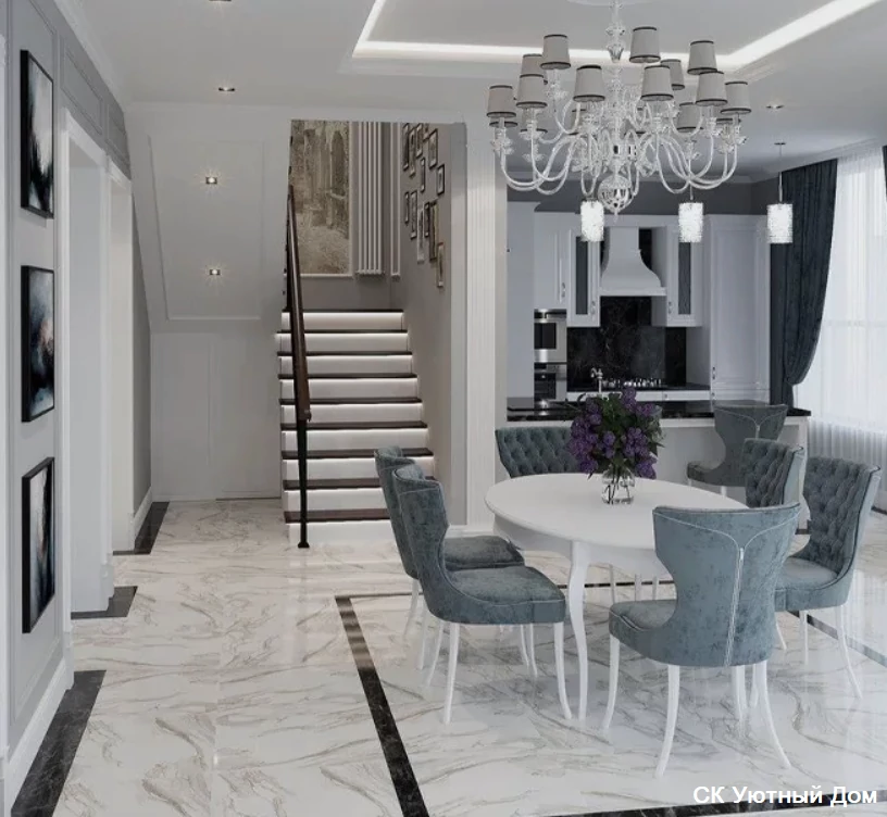 Косметический ремонт многоуровневого таунхауса