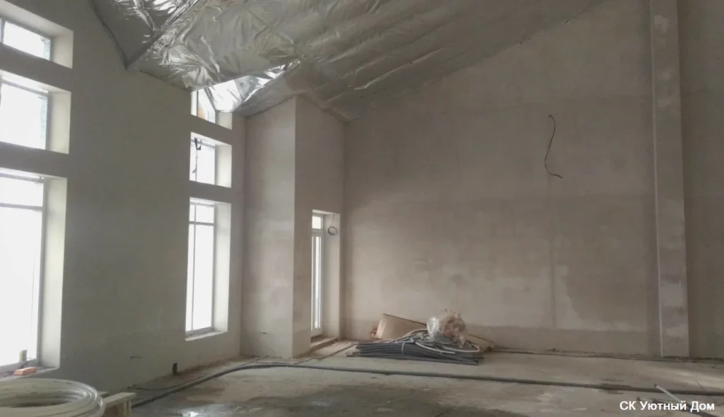 Переделка штукатурки в квартире (переделка чернового ремонта от застройщика)